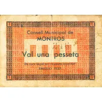 1 Peseta Mont-ros