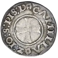 1/3 Grosso - Camille of Aragon and Giovanni Sforza