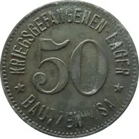 50 Pfennig - Bautzen Kriegsgefangenenlager