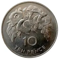 10 Pence - Elizabeth II 3rd portrait