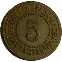5 Pfennigs - Constantin Kriegsgefangenenlager