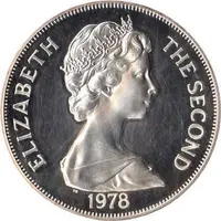 1 Crown - Elizabeth II Coronation Jubilee, Silver Proof Issue