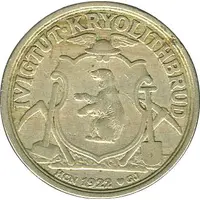 2 Kroner Ivigtut Cryolite Mining