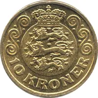 10 Kroner - Margrethe II 5th portrait
