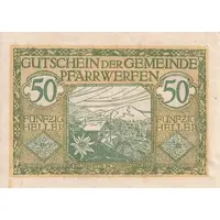 50 Heller Pfarrwerfen