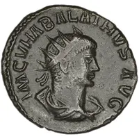 Æ Antoninianus - Vaballathus IOVI STATORI