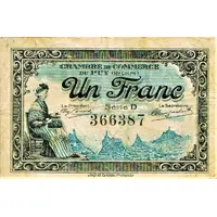 1 Franc - Chambre de Commerce du Puy 43