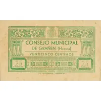 25 Céntimos Grañén