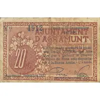 20 Céntimos Agramunt