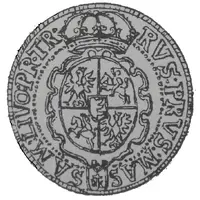 Półtalar koronny - Stefan Batory Olkusz mint