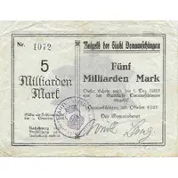5 000 000 000 Mark