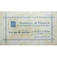 25 Céntimos Maspujols