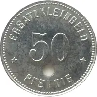 50 Pfennigs - Ratibor Eisenbahn Haupt Werkstatt