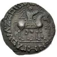 Tetradrachm - Vijayamitra In the name of Azes