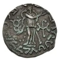 Tetradrachm - Vijayamitra In the name of Azes