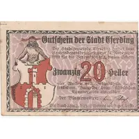 20 Heller Eferding - small issue