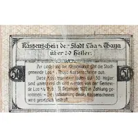 50 Heller Laa an der Thaya