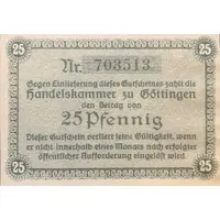 25 Pfennig Handelskammer