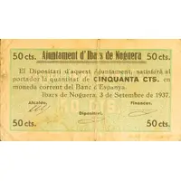50 Céntimos Ibars de Noguera