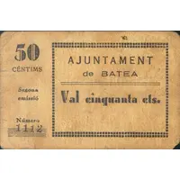 50 Céntimos Batea