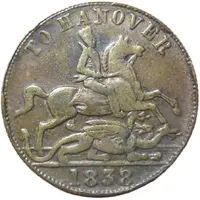 Cumberland Jack Token - Victoria To Hanover