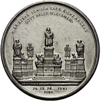 Medal - Establishment of the Luther monument - Martin Luther Worms