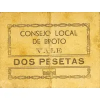 2 Pesetas Broto
