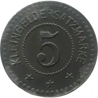 5 Pfennig - Schweinfurt Fries and Höpflinger