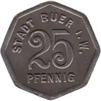 25 Pfennig - Buer in Westfalen