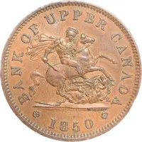 1 Penny - Bank of Upper Canada
