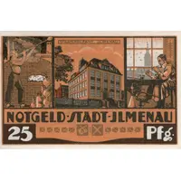 25 Pfennig orange issue