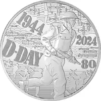 10 Pounds - Charles III Normandy landings