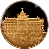 Medal - The history of Belgium in 100 medals Antwerp City Hall