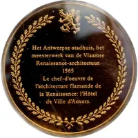 Medal - The history of Belgium in 100 medals Antwerp City Hall