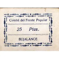 25 Pesetas Bujalance