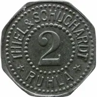 2 Pfennig - Ruhla Thiel and Schuchardt