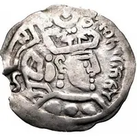 1 Drachm - Anonymous Bukhar Khudat, 'Mug' type, S countermark