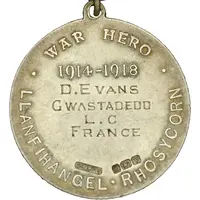 Award Llanfihangel Rhos-y-Corn Tribute Medal