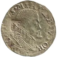 1/2 Gold Real - Philip II Countermark on Brabant 1/2 Gold Real