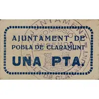 1 Peseta Pobla de Claramunt