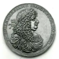 Medal - Marriage of Friedrich Wilhelm and Dorothea Sophie von Schleswig-Holstein-Sonderburg-Glücksburg