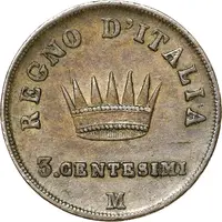3 Centesimi - Napoleon I