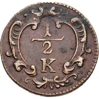 1/2 Kreuzer - Maria Theresia Hall