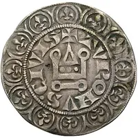 1 Turnose 'Groschen Tournois' - William II