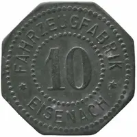 10 Pfennig - Eisenach Fahrzeugfabrik
