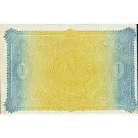 1 Pound Overprinted; without pattern