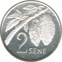 2 Sene - Tanumafili II Silver Proof issue