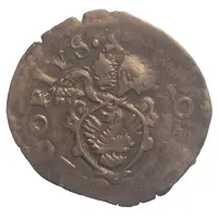 1 Quattrino - Gregory XIII S PETRVS FANO