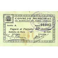 50 Céntimos Rubielos de Mora