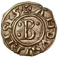 Obol with anchored cross - Bernard II